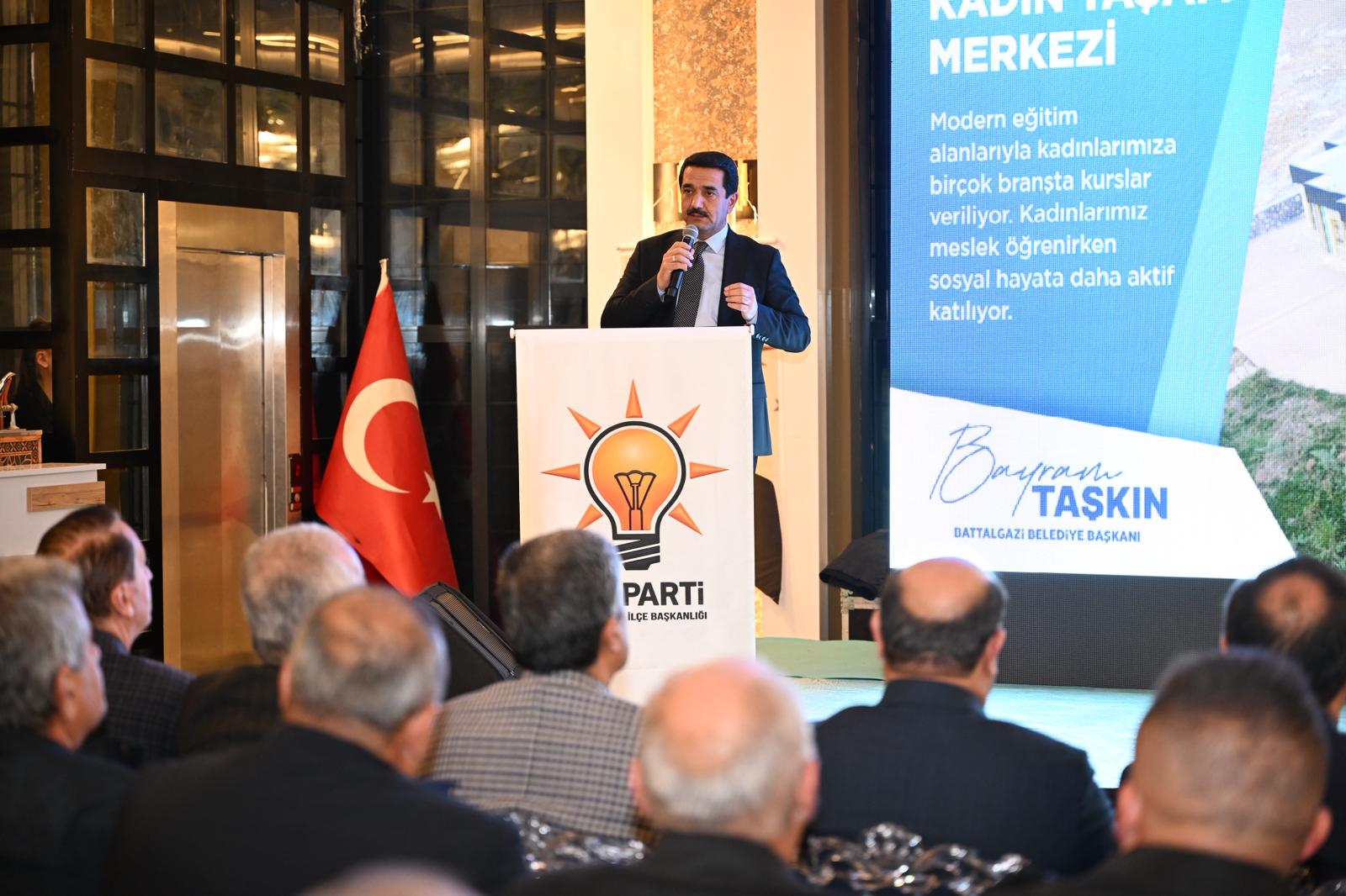 TAŞKIN: BATTALGAZİ’DE HİZMET SÜRECİ DEVAM EDİYOR