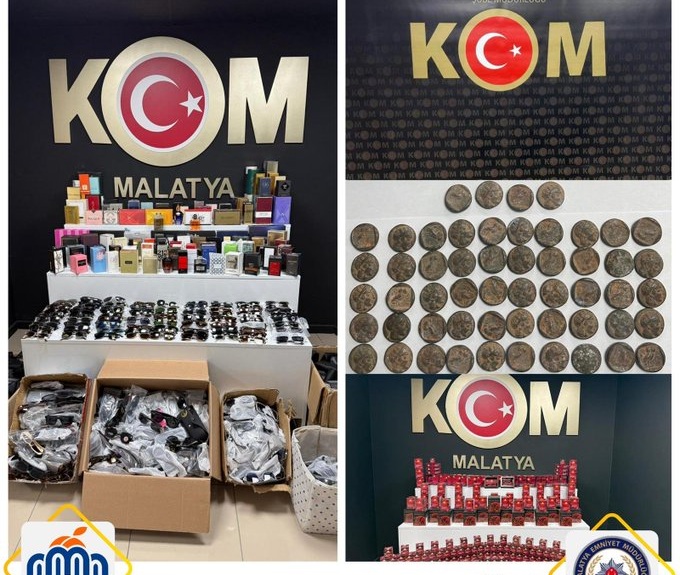 Tarihi Eser ve Kaçak Malzeme Ele Geçirildi