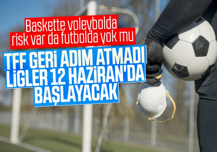 TFF geri adım atmadı ve lig tarihlerini açıkladı.