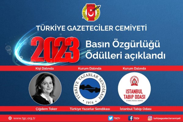 TGC 2023 Basın Özgürlüğü Ödülleri açıklandı