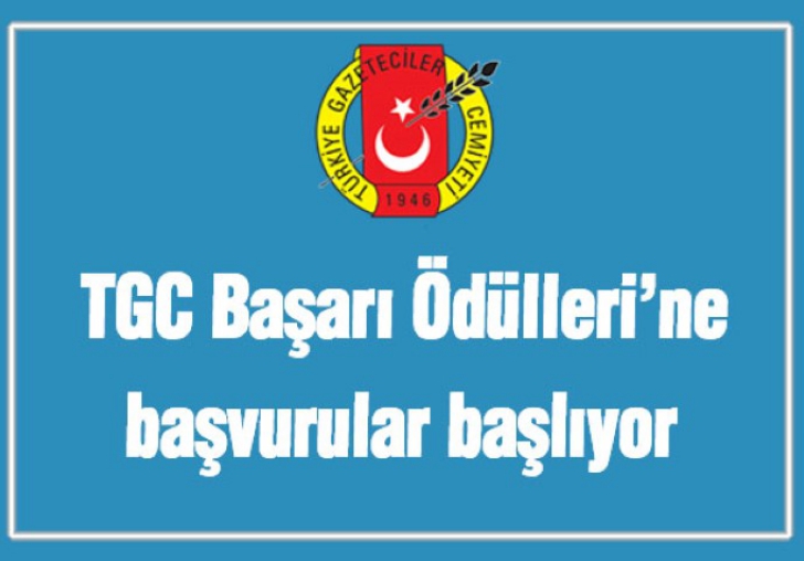 TGC 61.Türkiye Gazetecilik Başarı Ödüllerine başvurular başlıyor