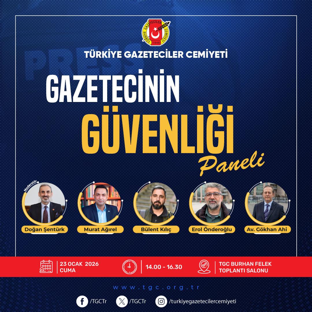 TGC Gazetecinin Güvenliği Panelini düzenliyor