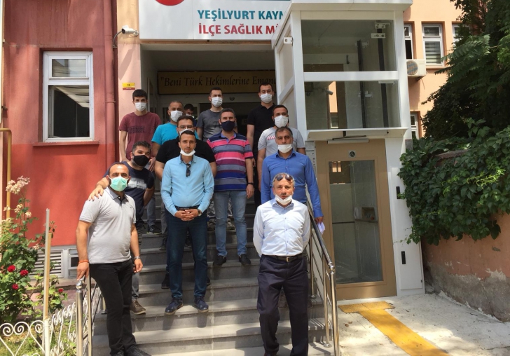 TSYD Malatya Temsilciliği Covid-19 Testi Yaptırdı