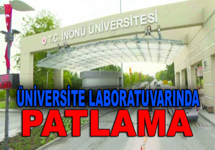 Üniversite laboratuvarında patlama meydana geldi