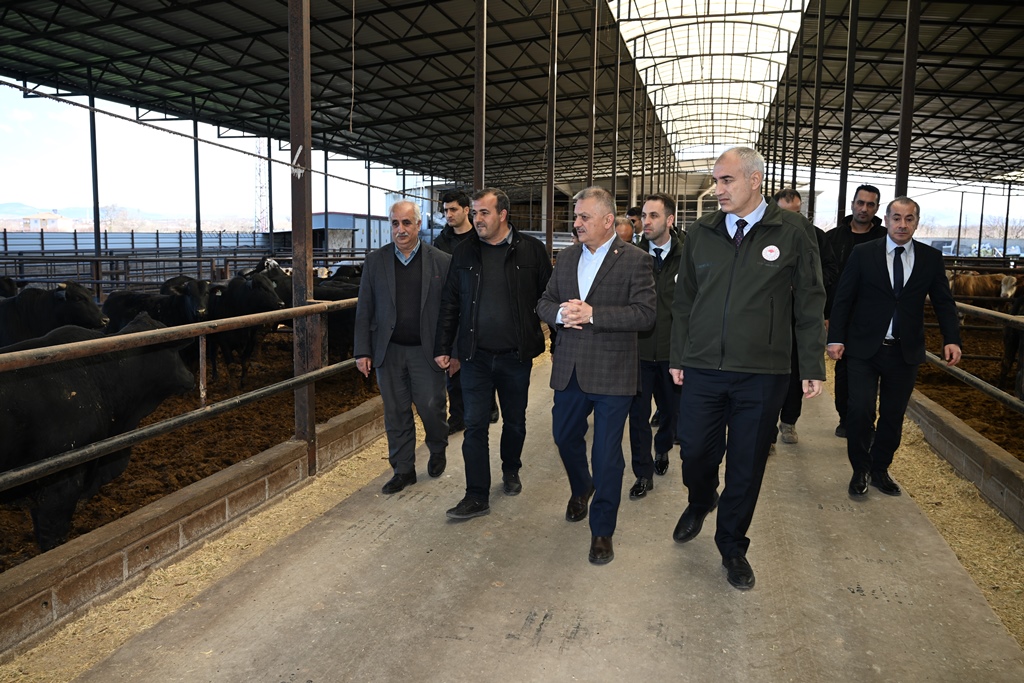 Vali Ersin Yazıcı’dan Battalgazi'deki Çiftliklere  Ziyaret