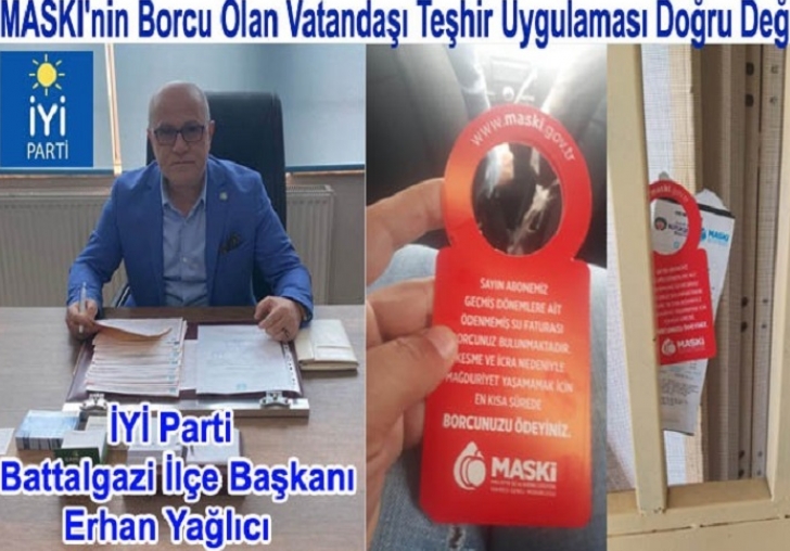 Yağlıcı: MASKİ Borçlu Vatandaşı Teşhir Edemez