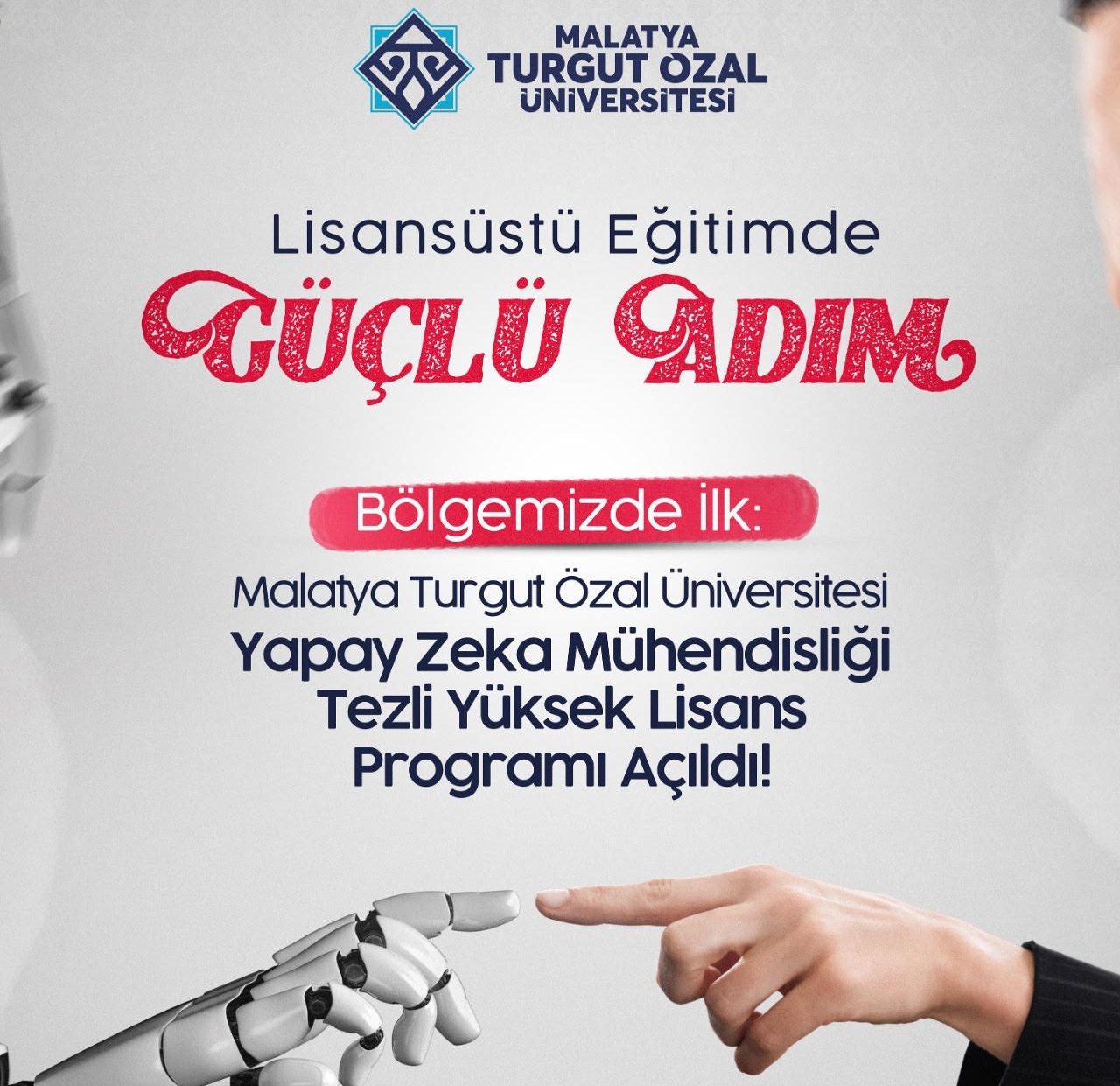 Yapay Zeka Yüksek Lisans Programı Malatya'da açıldı