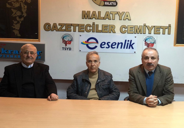 Yavuz Donat ve Yaşar Öncan Gazeteciler Cemiyetini ziyaret etti
