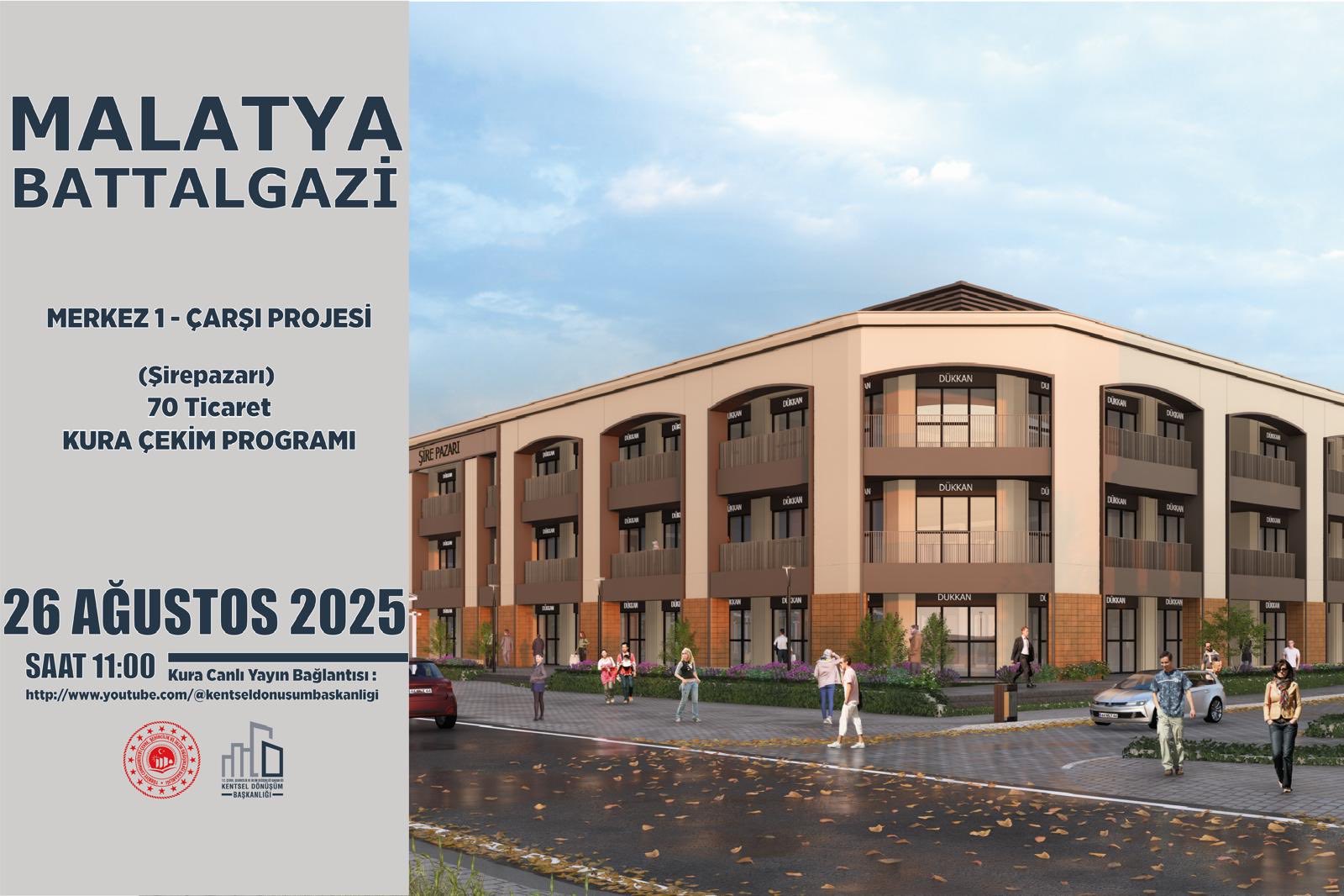 Yeni Şire Pazarı'ndaki 70 İşyerinin Kurası Çekiliyor