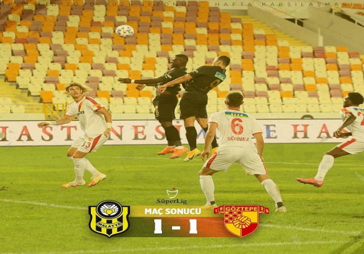 Yeni Malatyaspor:1- Göztepe:1