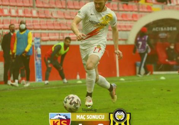 Yeni Malatyaspor'da düşüş devam ediyor: 1-0