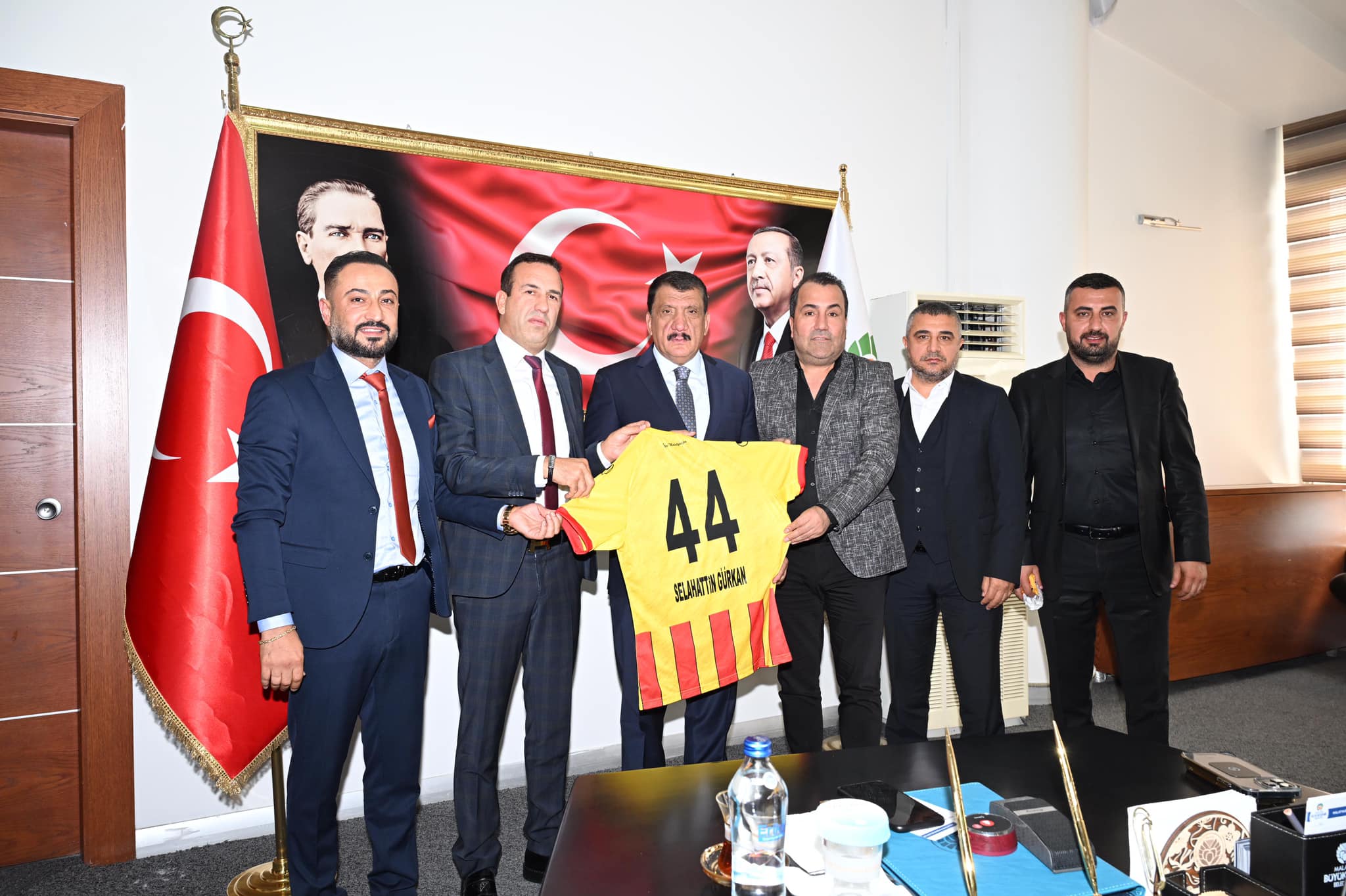 Yeni Malatyaspor'dan Başkan Gürkan'a Ziyaret