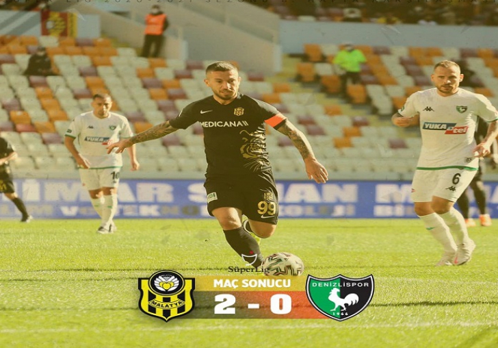 Yeni Malatyaspor, Denizlispor'u rahat geçti: 2-0 