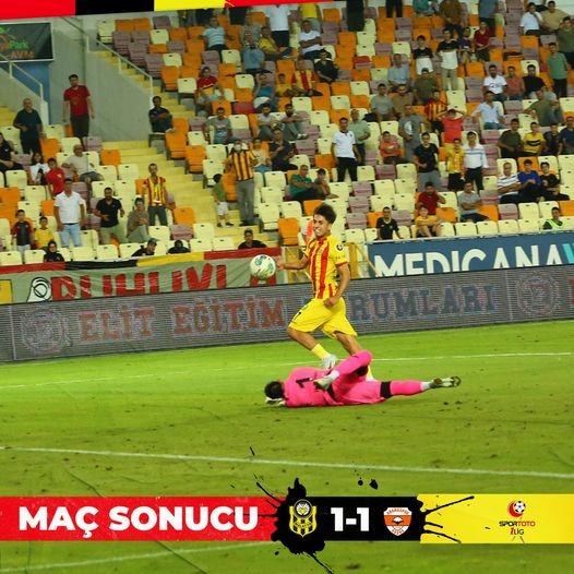 Yeni Malatyaspor Galibiyeti Kaçırdı:1-1