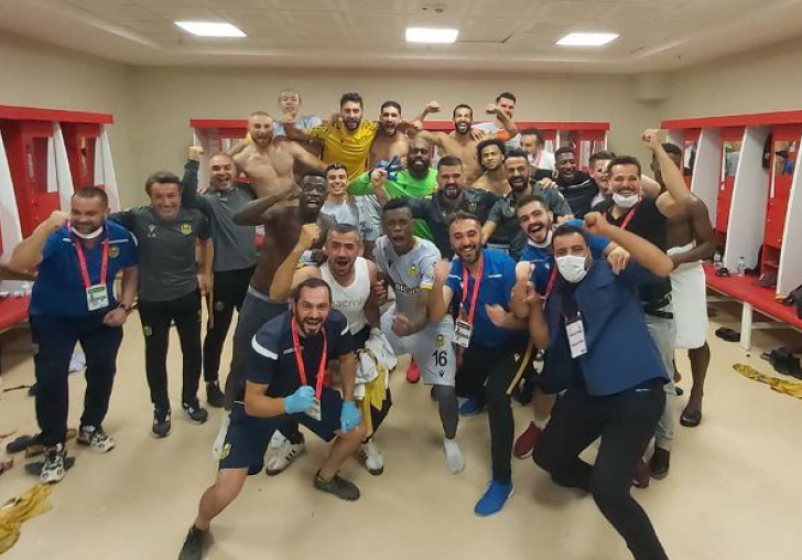Yeni Malatyaspor galibiyetin sevincini yaşıyor