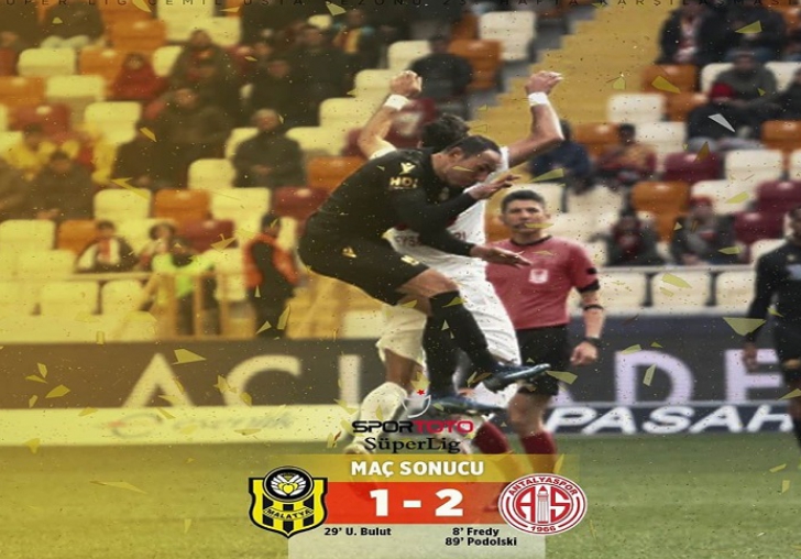 Yeni Malatyaspor kendini ateşe attı: 1-2