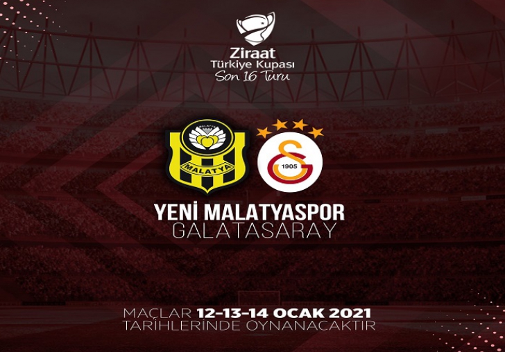 Yeni Malatyaspor Kupa'da Galatasaray ile Eşleşti