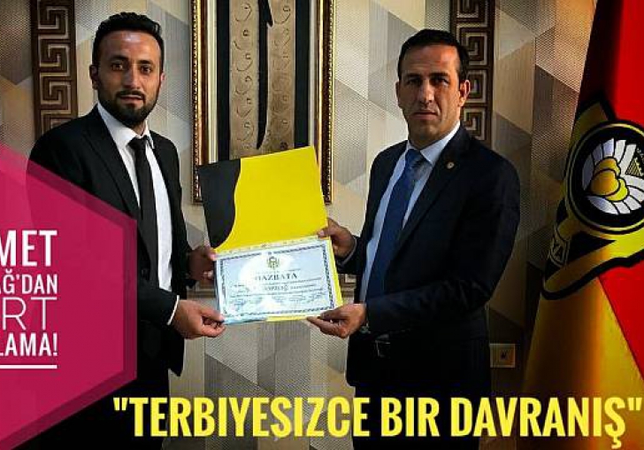Yeni Malatyaspor Yöneticisi Ahmet Topdağ'dan açıklamalar