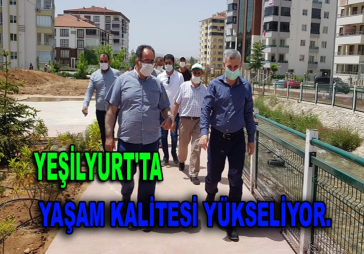 YEŞİLYURT BELEDİYESİ, MODERN PARK ALANLARIYLA İLÇEYİ GÜZELLEŞTİRİYOR