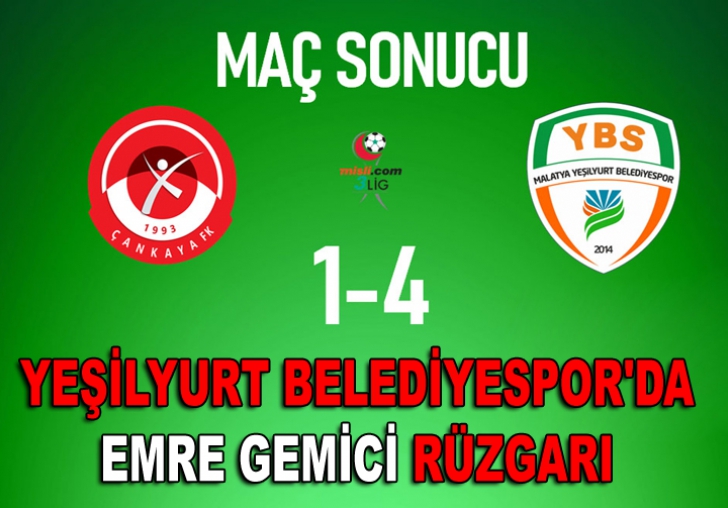 Yeşilyurt Belediyespor deplasmanda gol oldu yağdı: 4-1