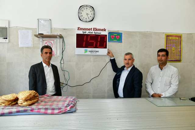 Yeşilyurt'ta 132 Fırın Emanet Ekmek Veriyor