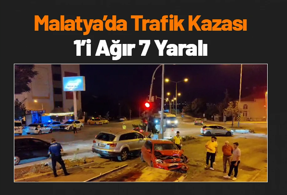 Yeşilyurt'ta Zincirleme Kaza: 8 Kişi Yaralandı