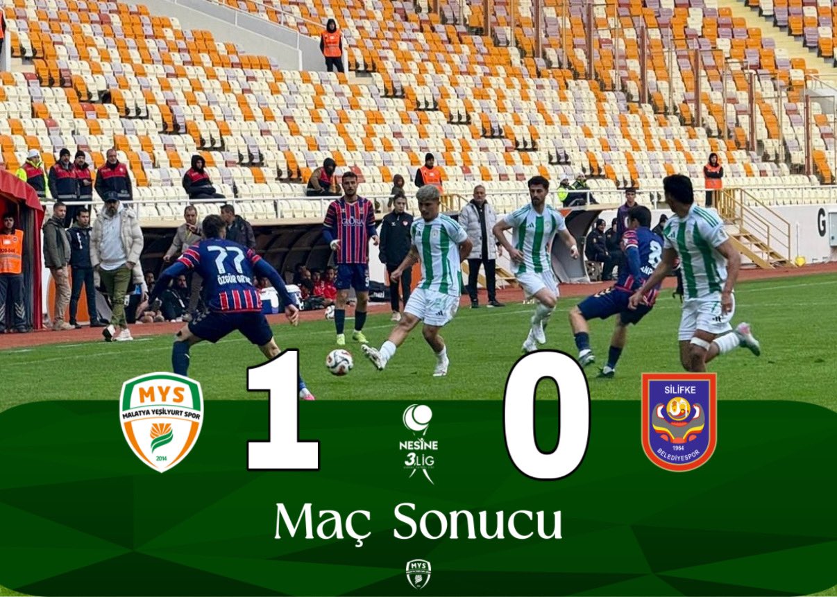 Yeşilyurtspor, Silifke Belediyespor'u Devirdi:1-0