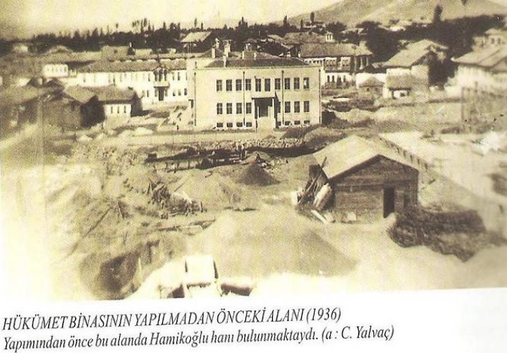 Yıl 1936. Hükümet Binası henüz yapılmamış.