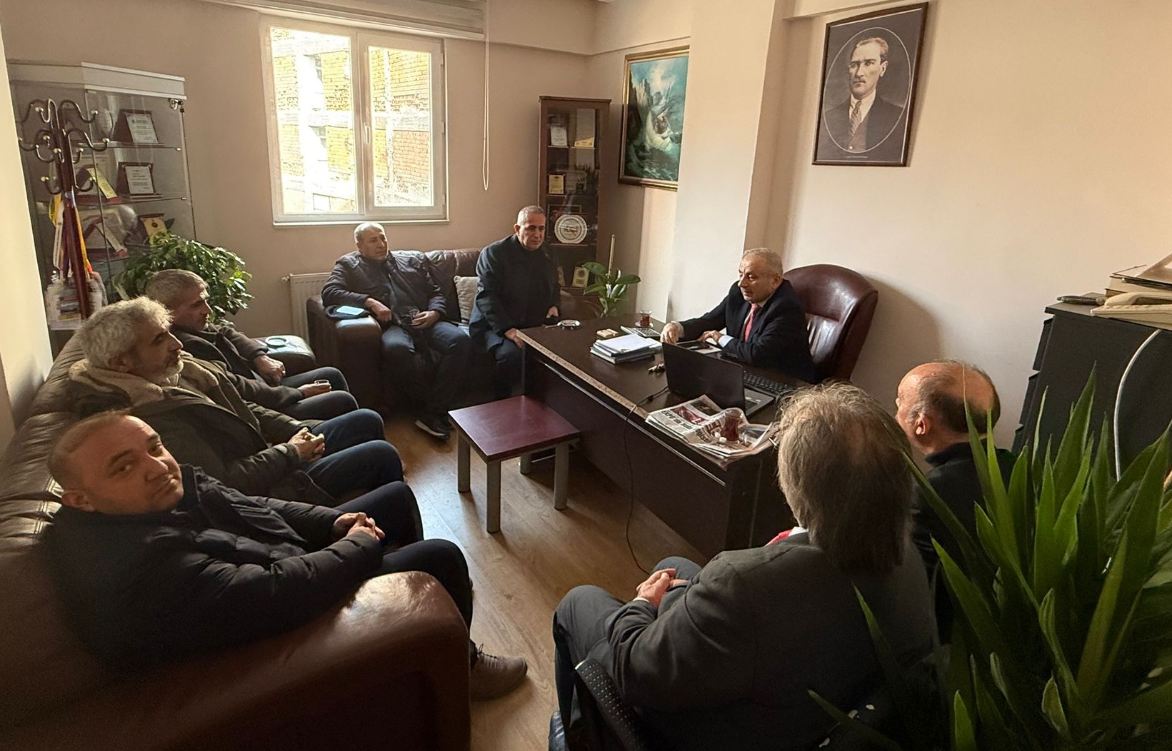 Zafer Partisi İl Yönetimi MGC'ni Ziyaret Etti